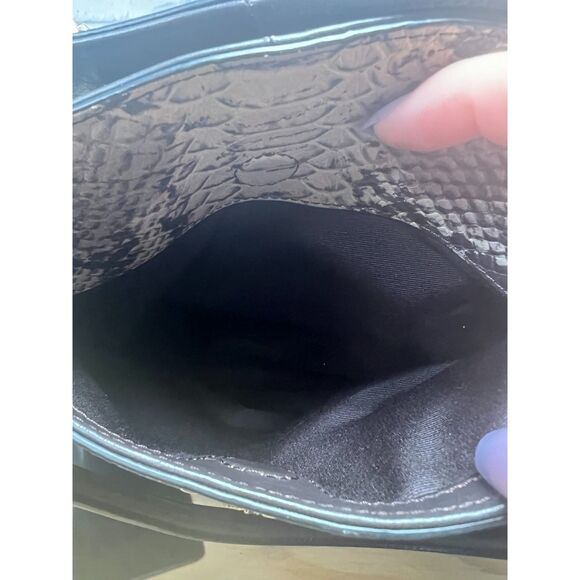 Coach Minetta Python Satchel with Crossbody Strap - Picture 12 of 15